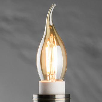 Лампа светодиодная Edison Flame Gold Citadel E14 4W Dim