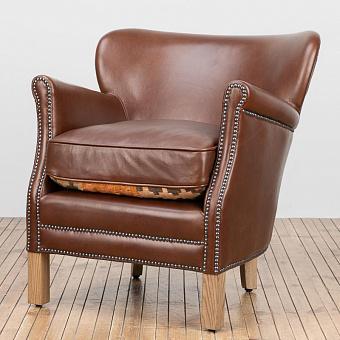 Кресло Professor Chair, Weathered Wood натуральная кожа Savage