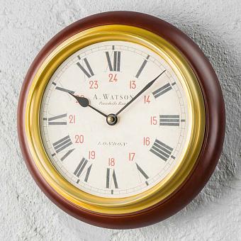 Настенные часы Classic Wooden Watson Design Wall Clock
