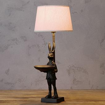 Настольная лампа с абажуром Table Lamp With Standing Hare