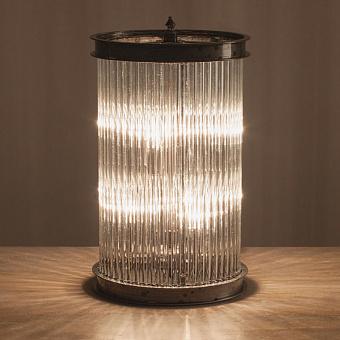 Настольная лампа Rod Table Lamp Large хрусталь и металл Clear Crystal and Natural Metal