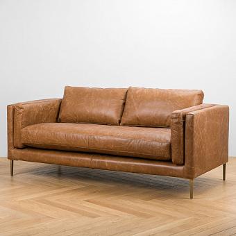 Трёхместный диван Rimini 3 Seater натуральная кожа Chestnut Tan