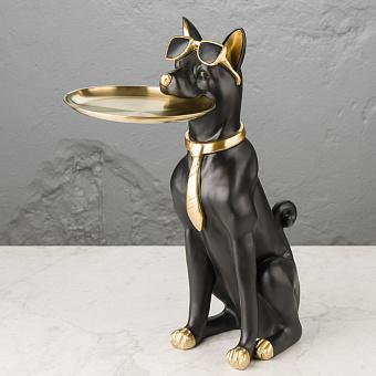 Подставка для мелочей Dog Sunny With Tray Figurine