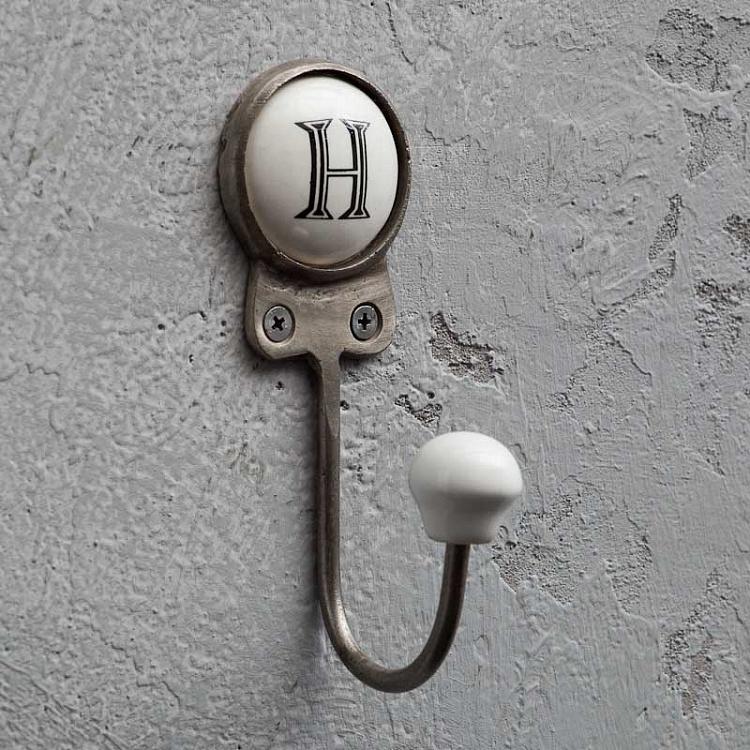 Однорожковый крючок с буквой H Hook Letter H