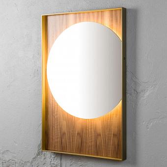 Зеркало с подсветкой Lentini Mirror Medium орех Walnut