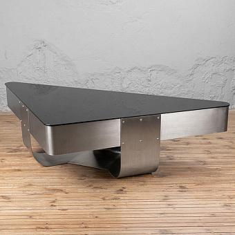 Журнальный стол 130 Triangle Coffee Table сталь Brushed Steel