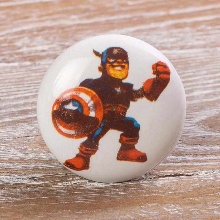 Мебельная ручка Капитан Америка Superhero Captain America Knob
