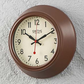 Настенные часы Brown Metal Smiths Dial Wall Clock