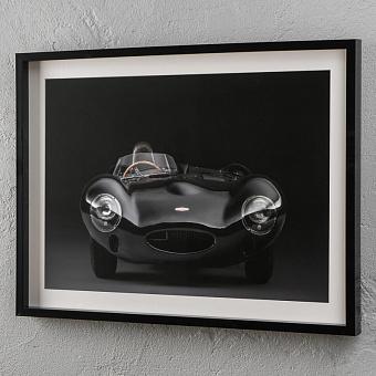 Фото-принт Jaguar D Type, Black Box Frame