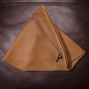Женская сумка TO Keats Clutch Large натуральная кожа Aquapelle Moss