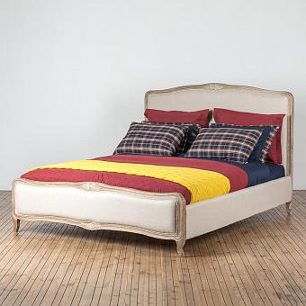 Полутороспальная кровать Marie Bed лён Linen Plain