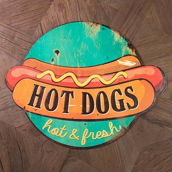 Табличка Iron Plate Hot Dogs