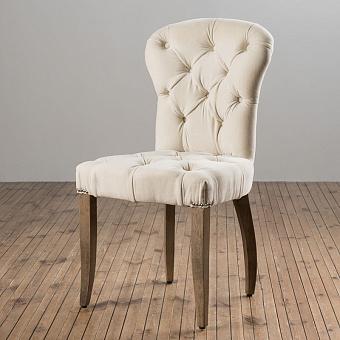 Стул Chester Dining Chair, Weathered Wood хлопок Vintage Moleskin Crema