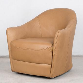 Кресло Francine Chair натуральная кожа Nappa Tan
