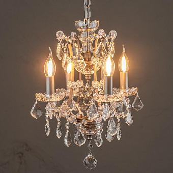 Люстра Crystal Chandelier Extra Small хрусталь и металл Clear Crystal and Natural Metal