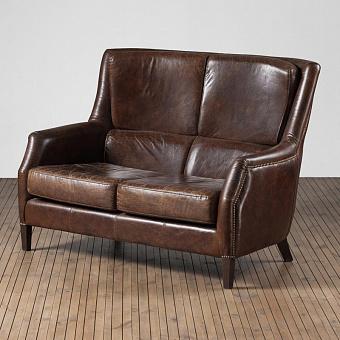 Двухместный диван Chelsea 2 Seater натуральная кожа Vintage Cigar