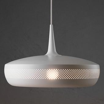 Подвесной светильник Clava Dine With White Cord алюминий Matt White Aluminium