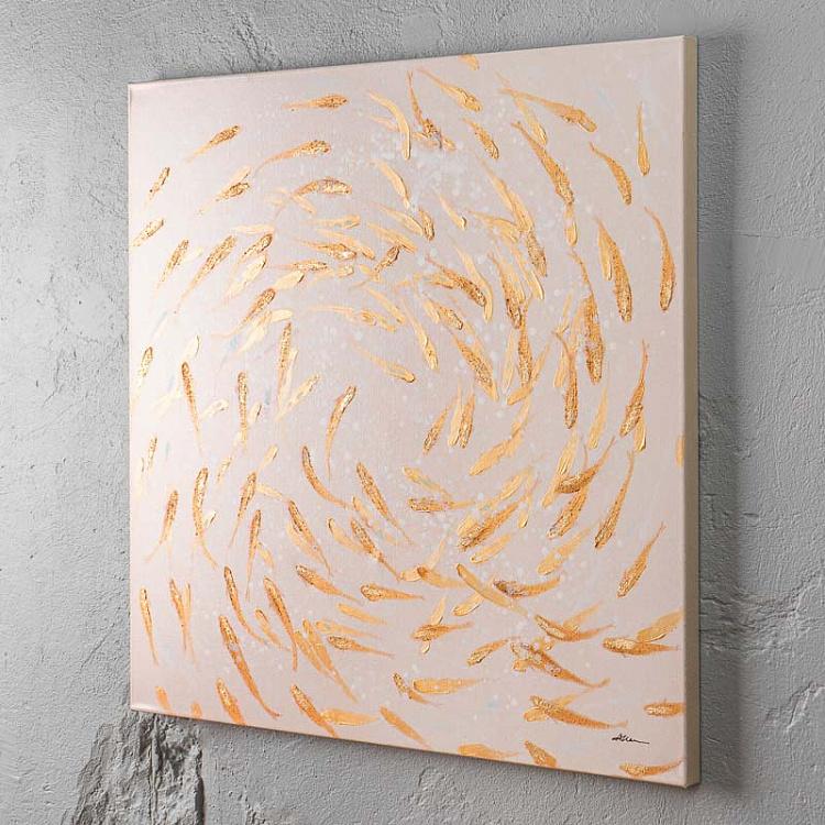 Canvas Acrylic Painting Goldfish