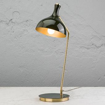 Настольная лампа Olive Green And Gold Desk Lamp