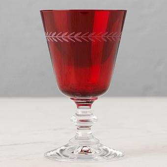Бокал Red Glass Leaf Cutting Wine