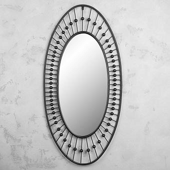 Зеркало Oval Mirror Black Pearls