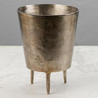 Ведро для льда Wine Bucket On Stand Antique Silver