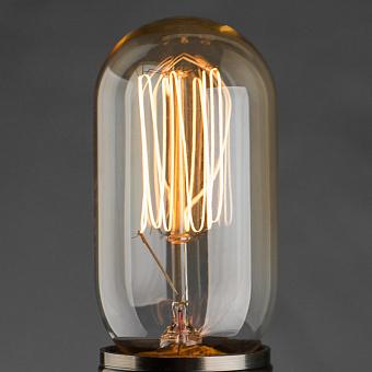 Лампа накаливания Edison Tube Gold Scratch E27 40W