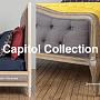 Новое поступление кроватей с обивкой из хлопка и льна от Capitol Collection