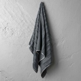 Банное полотенце Ash Ribbed Bath Towel Anthracite 70x140 cm