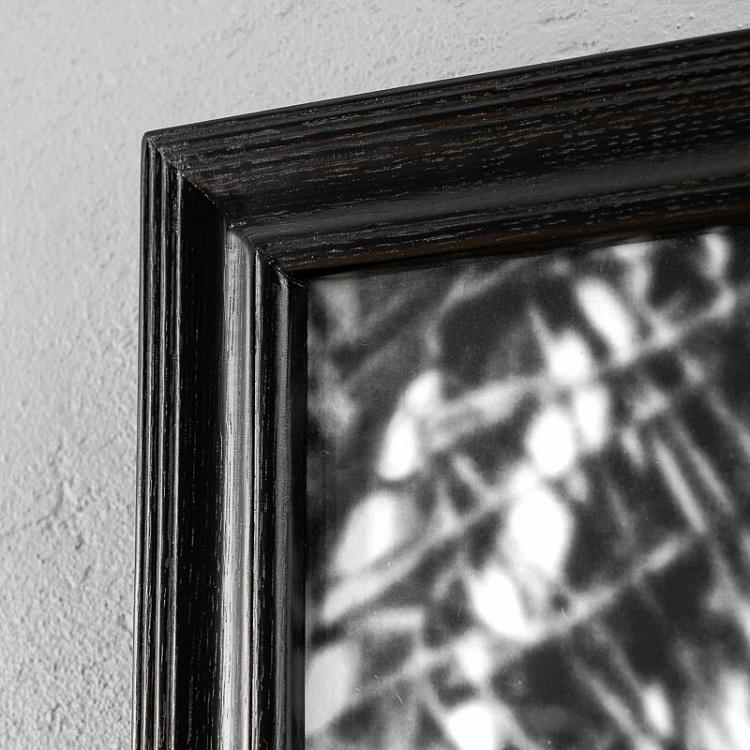 Панорамная картина-принт Хвост Павлина чёрно-белая, правая часть Animal Peacock Black White 3 Right