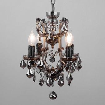 Люстра Crystal Chandelier Extra Small хрусталь и металл Grey Crystal and Natural Metal