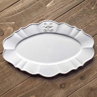 Тарелка Vaux-le-Vicomte Oval Plate Large