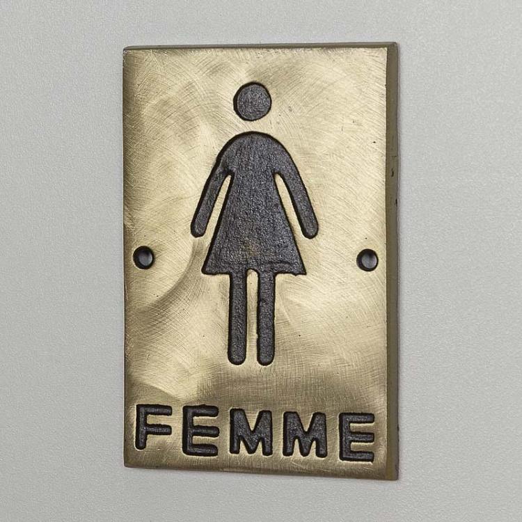 Набор табличек Мужской/женский туалет Sign Man And Woman