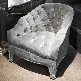 Кресло Branco Chair полиэстер Revival Velvet Grey