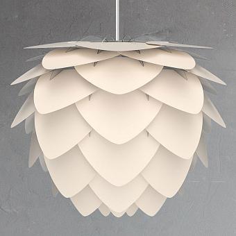 Подвесной светильник Aluvia Hanging Lamp With White Cord Medium алюминий Pearl White Aluminium