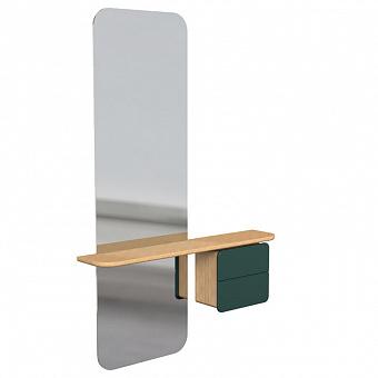 Зеркало One More Look Mirror Stand, Oak крашеный мдф Forest Green MDF