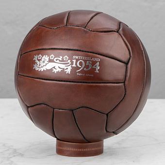 Кожаный мяч Match Ball 1954, Dark Brown натуральная кожа WM Dark Brown