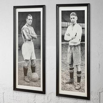 Модульный фото-принт Set Of 2 Sporting Footballers дуб Black Oak