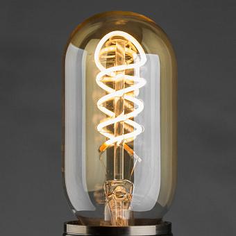 Лампа светодиодная Edison Tube Gold Twist E27 5W Dim