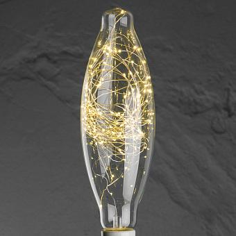 Лампа светодиодная Party Big Leaf Gold Starry E40 5W Dim