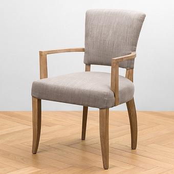 Стул Mami Dining Chair With Arms, Oak Sandwashed лён Linen Stone