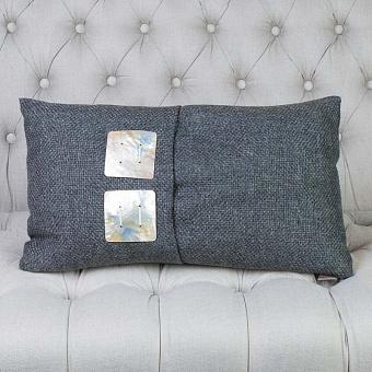 Декоративная подушка 75 Cushion лён Linen Slate