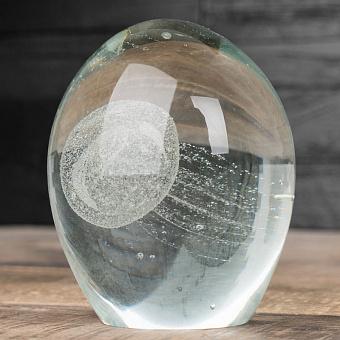 Пресс-папье Glass Paperweight With White Jellyfish