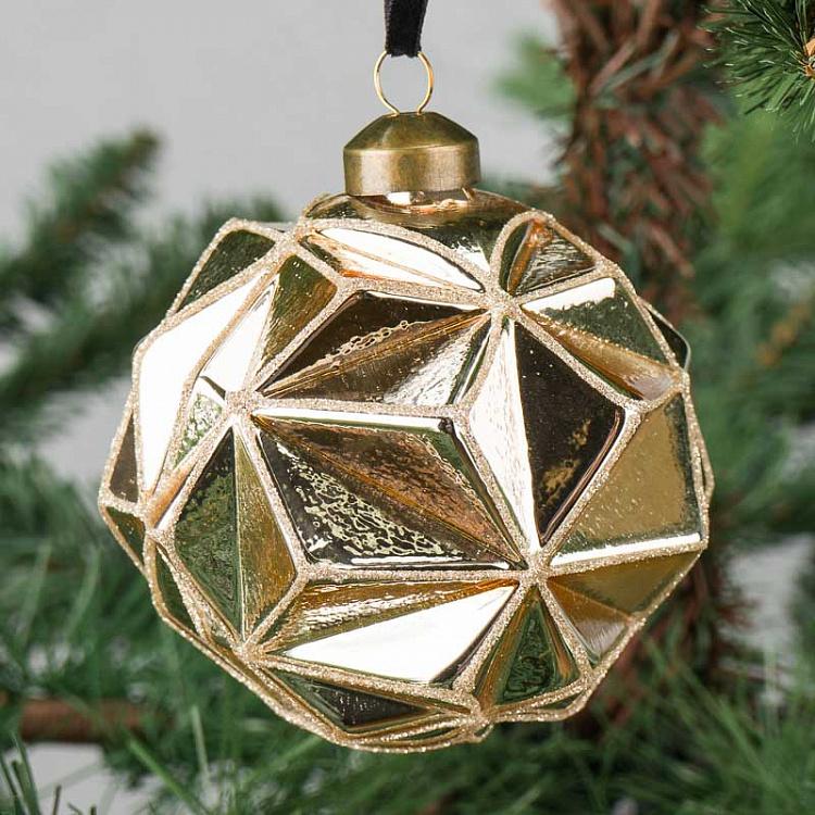 Gold Acute-Angled Ball 10 cm