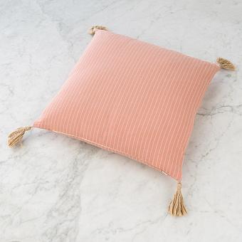 Декоративная подушка Cushion With Jute Light Pink