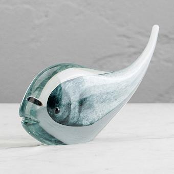 Пресс-папье Glass Paperweight Grey Whale