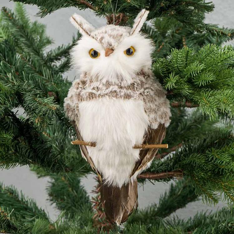 Owl On Branch 36 cm