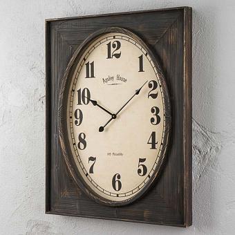 Настенные часы Apsley House Oval Clock In Rectangular Frame