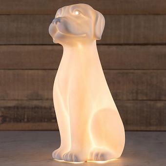 Настольная лампа Porcelain Table Lamp Dog
