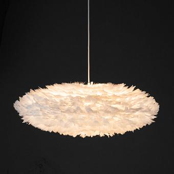 Подвесной светильник Eos Esther Hanging Lamp With White Cord Medium перья White Feathers